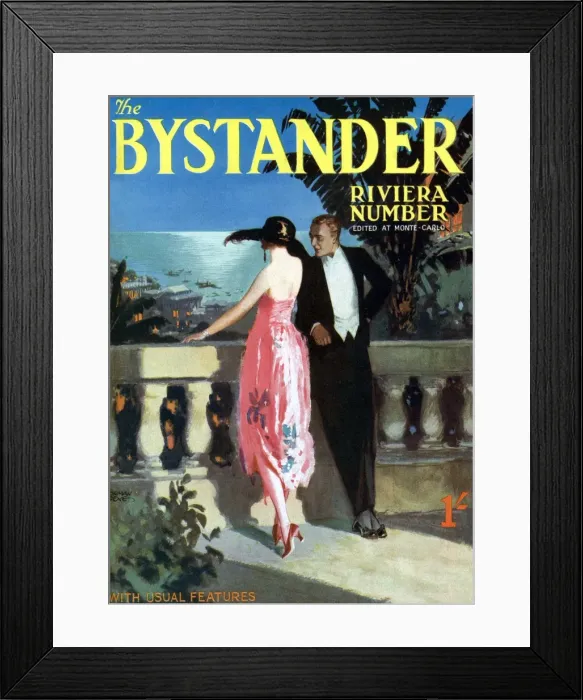 Framed Print : The Bystander Riviera Number 1923 Framed Print : The Bystander Riviera Number 1923
