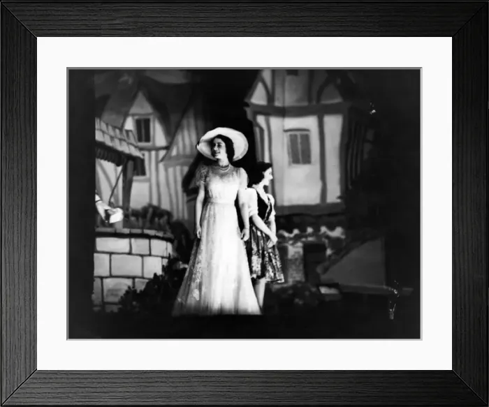 Framed Print : Princess Elizabeth in panto Framed Print : Princess Elizabeth in panto