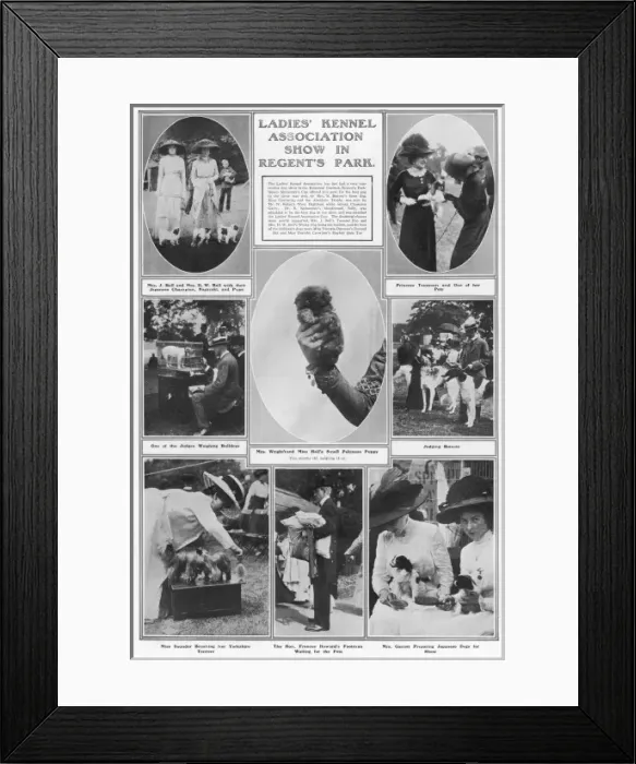 Framed Print : Princess Elizabeth and Princess Margaret of York at Abergeld Framed Print : Princess Elizabeth and Princess Margaret of York at Abergeld