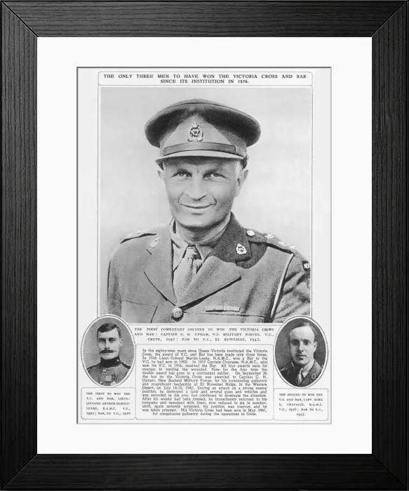 Framed Print : Captain Charles Upham Framed Print : Captain Charles Upham