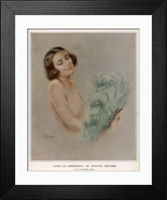 Framed Print : Types Of Femininity by Suzanne Meunier Framed Print : Types Of Femininity by Suzanne Meunier