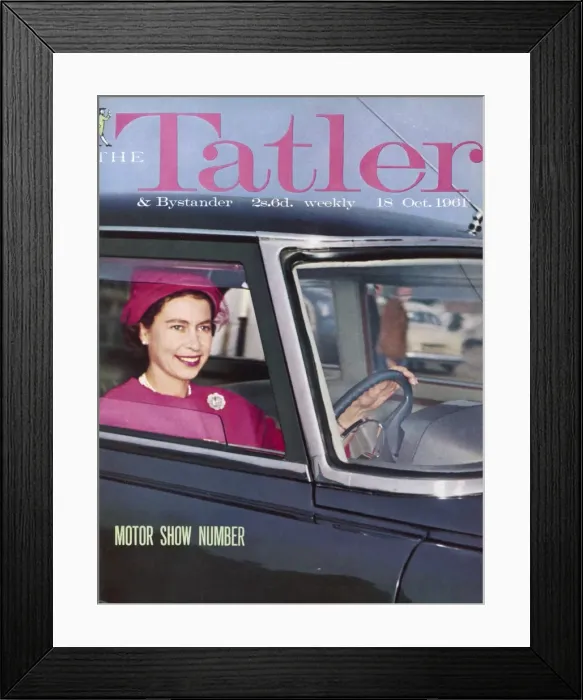 Framed Print : Tatler front cover: Queen Elizabeth II