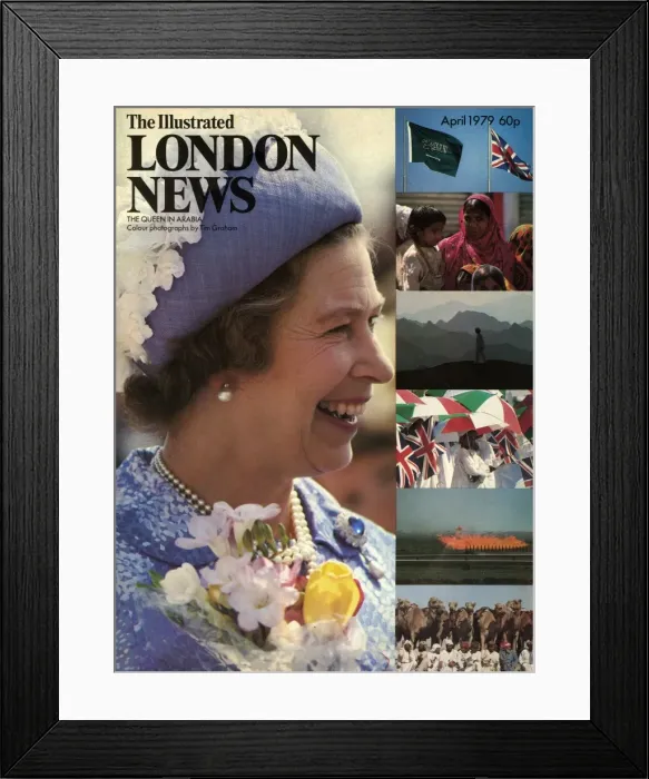 Framed Print : ILN front cover: Queen Elizabeth II Framed Print : ILN front cover: Queen Elizabeth II