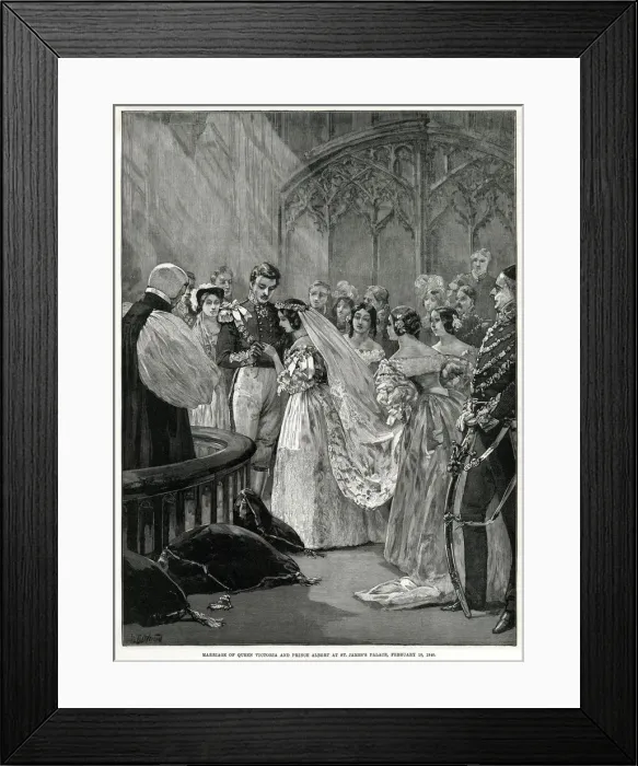 Framed Print : Marriage of Victoria and Albert