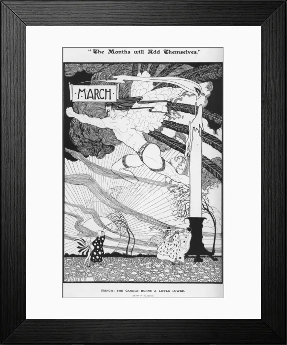 Framed Print : March: The Candle Burns a Little Lower by Mackenzie