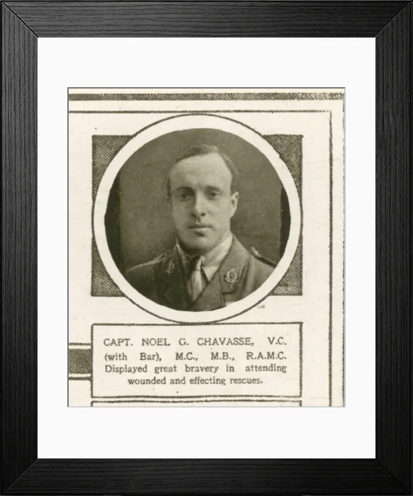 Framed Print : Captain Noel Godfrey Chavasse, VC Framed Print : Captain Noel Godfrey Chavasse, VC