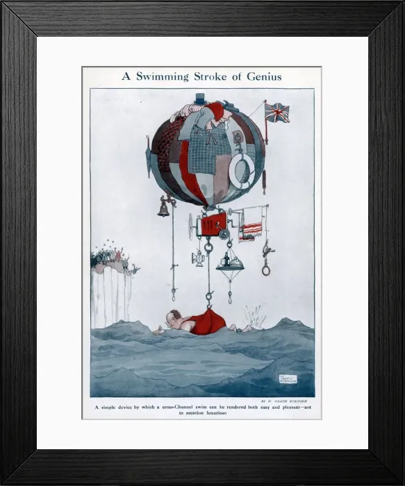 Framed Print : A Swimming Stroke of Genius Framed Print : A Swimming Stroke of Genius