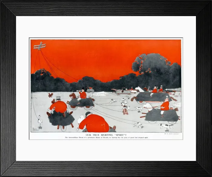 Framed Print : Our True Sporting SPIRIT ? by William Heath Robinson Framed Print : Our True Sporting SPIRIT ? by William Heath Robinson
