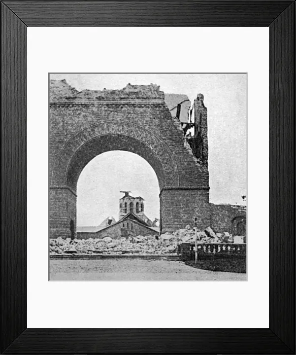 Framed Print : The San Francisco earthquake of April 18, 1906 Framed Print : The San Francisco earthquake of April 18, 1906