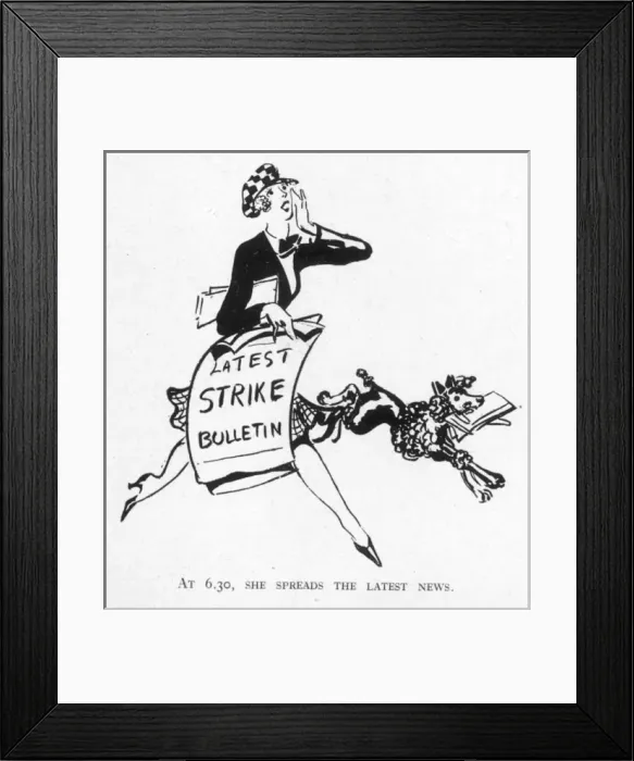 Framed Print : The General Strike Framed Print : The General Strike