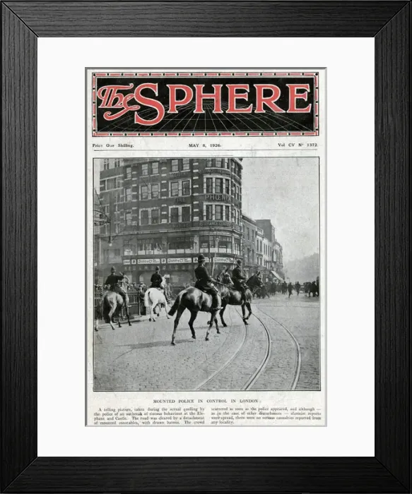 Framed Print : The General Strike - Sphere emergency number Framed Print : The General Strike - Sphere emergency number