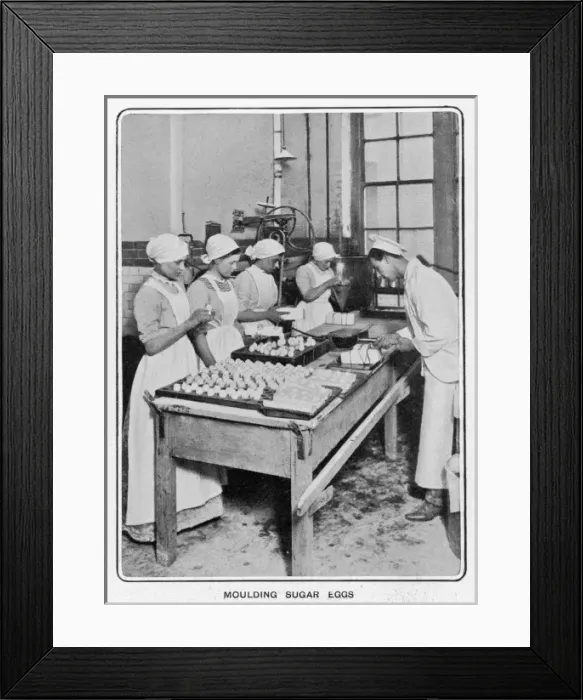 Framed Print : The Easter Egg Industry
