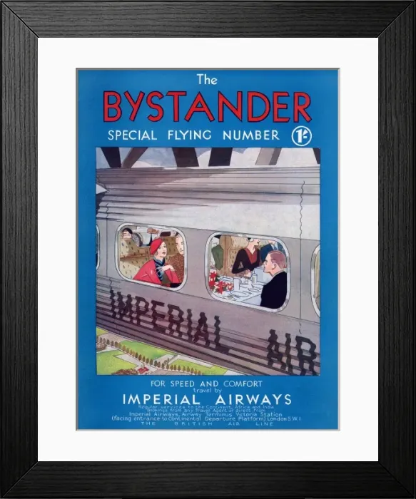 Framed Print : Front cover from the Bystander Framed Print : Front cover from the Bystander