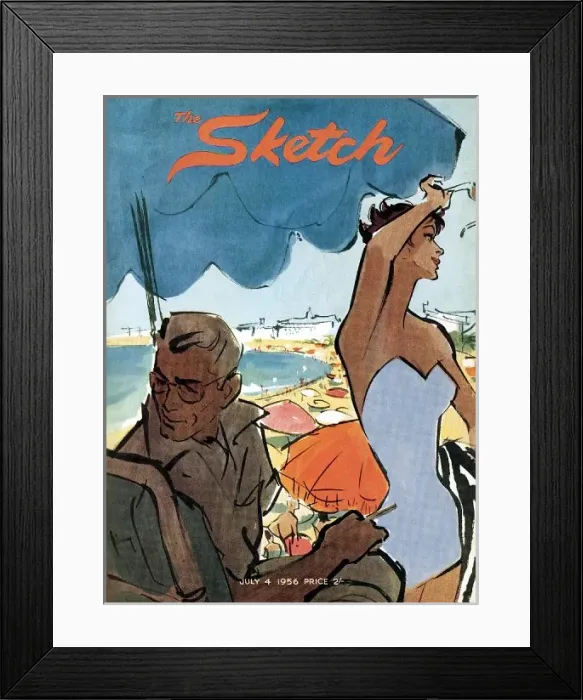 Framed Print : Front cover from The Sketch Framed Print : Front cover from The Sketch