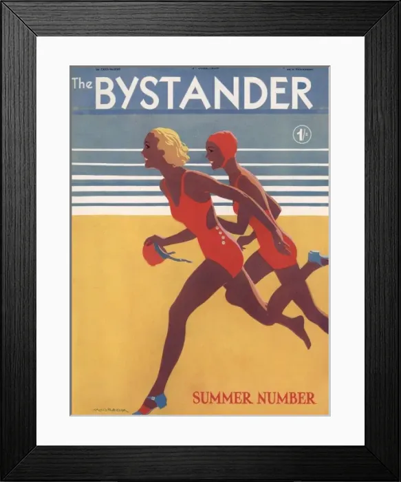 Framed Print : Front cover from the Bystander Framed Print : Front cover from the Bystander