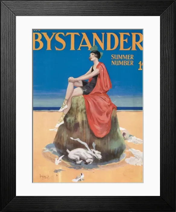Framed Print : Front cover from the Bystander Framed Print : Front cover from the Bystander