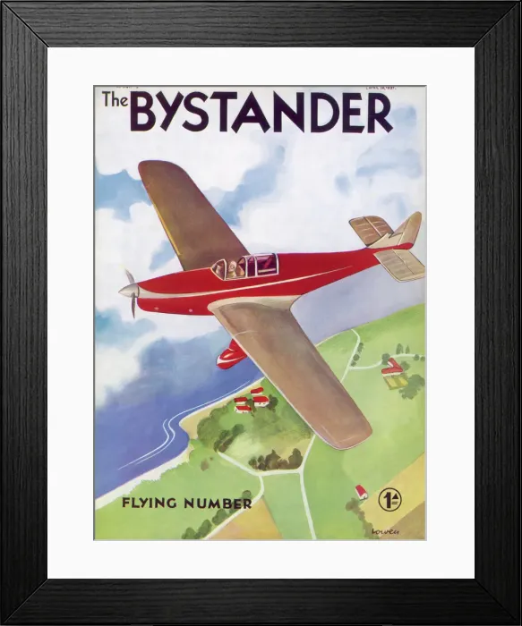 Framed Print : Bystander - Flying Number 1937 Framed Print : Bystander - Flying Number 1937