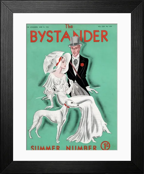 Framed Print : Front cover from the Bystander Framed Print : Front cover from the Bystander