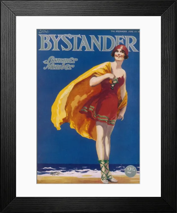 Framed Print : Front cover from the Bystander Framed Print : Front cover from the Bystander