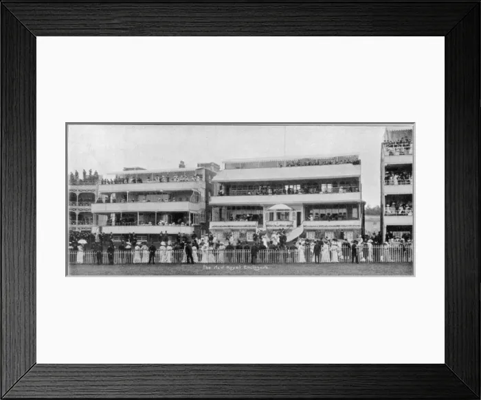 Framed Print : Ascot. Photograph of the recently built Royal Enclosure at Ascot in 1902 Framed Print : Ascot. Photograph of the recently built Royal Enclosure at Ascot in 1902