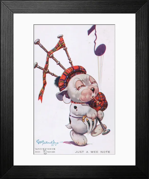 Framed Print : Just a wee note by G. E Studdy Framed Print : Just a wee note by G. E Studdy