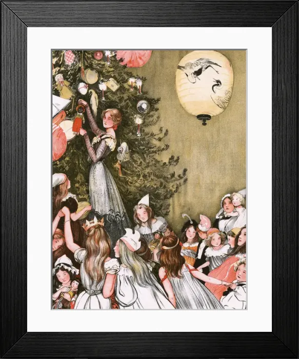 Framed Print : The Christmas Tree by F. Newton-Shepard Framed Print : The Christmas Tree by F. Newton-Shepard