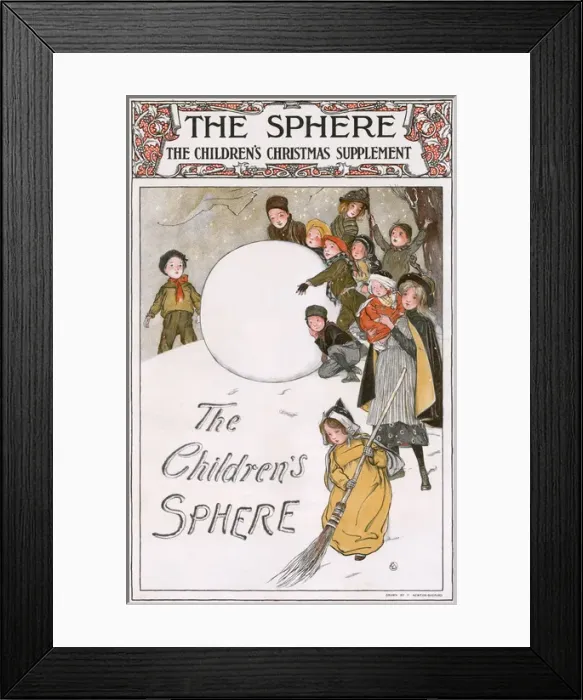 Framed Print : The Childrens Christmas Supplement of The Sphere Framed Print : The Childrens Christmas Supplement of The Sphere