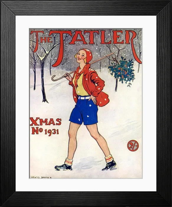 Framed Print : The Tatler Christmas Number 1931 Framed Print : The Tatler Christmas Number 1931