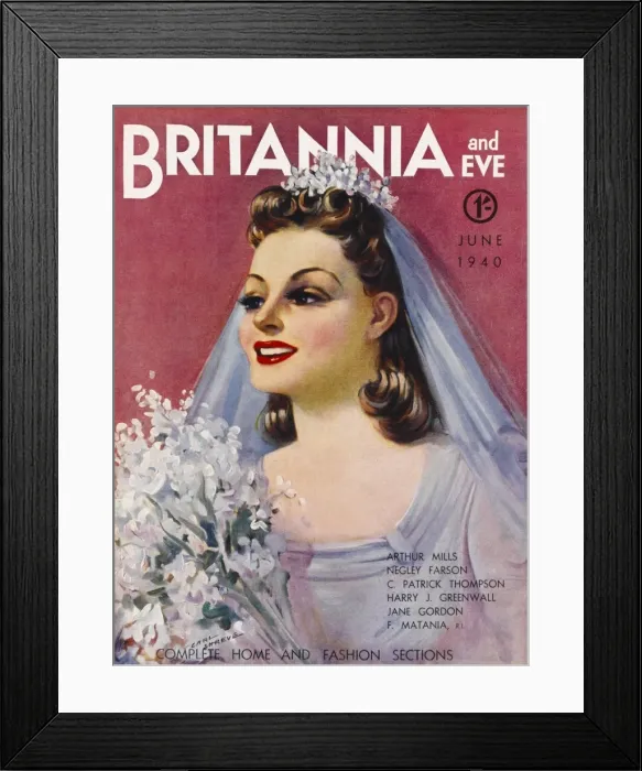 Framed Print : Front cover from Britannia and Eve