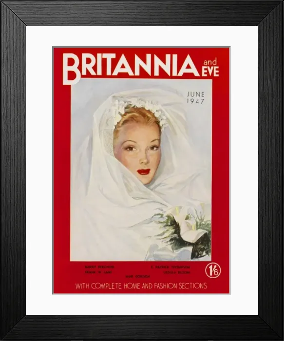 Framed Print : Front cover from Britannia and Eve