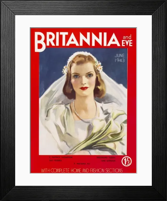 Framed Print : Front cover from Britannia and Eve Framed Print : Front cover from Britannia and Eve