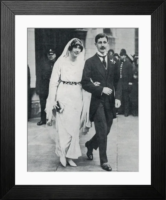Framed Print : Wedding of Harold Macmillan and Lady Dorothy Macmillan