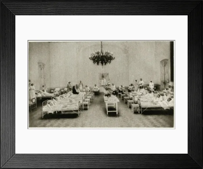 Framed Print : A British- Russian hospital at Petrograd 1916 Framed Print : A British- Russian hospital at Petrograd 1916
