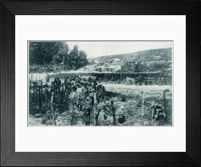 Framed Print : German Prisoners of War 1916 Framed Print : German Prisoners of War 1916