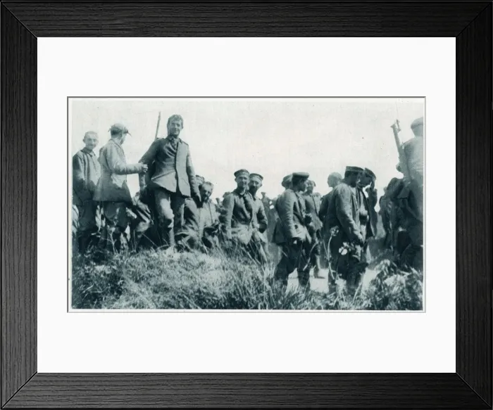 Framed Print : German Prisoners of War 1916 Framed Print : German Prisoners of War 1916