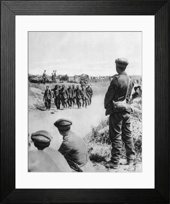 Framed Print : German Prisoners of War Framed Print : German Prisoners of War