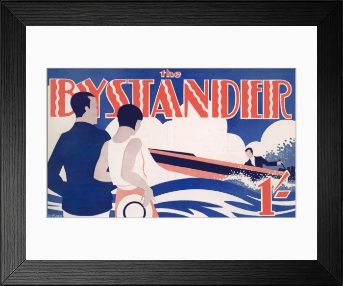 Framed Print : The Bystander masthead Framed Print : The Bystander masthead