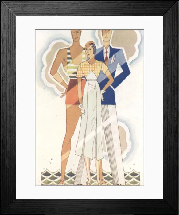 Framed Print : Stylish summer fashions Framed Print : Stylish summer fashions