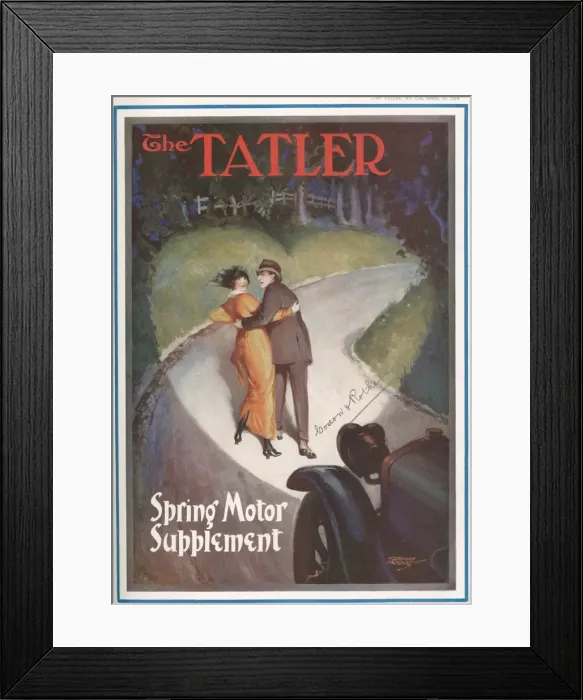 Framed Print : The Tatler Spring Motor Supplement Framed Print : The Tatler Spring Motor Supplement