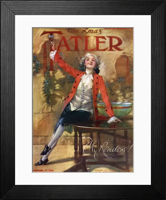 Framed Print : The Tatler Christmas Number 1909 Framed Print : The Tatler Christmas Number 1909