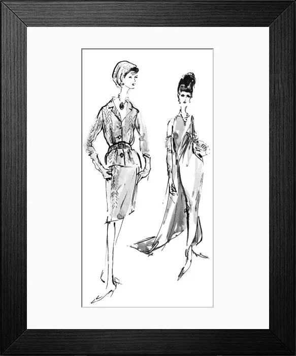 Framed Print : Balenciaga Fashion Framed Print : Balenciaga Fashion