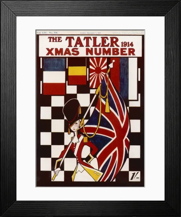 Framed Print : The Tatler Front Cover, Xmas Number 1914