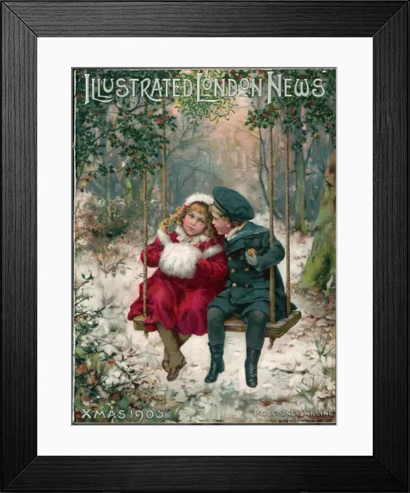Framed Print : Two Children Sitting on a Swing Framed Print : Two Children Sitting on a Swing