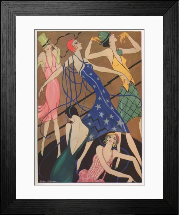 Framed Print : A fashion Phantasy by Gordon Conway