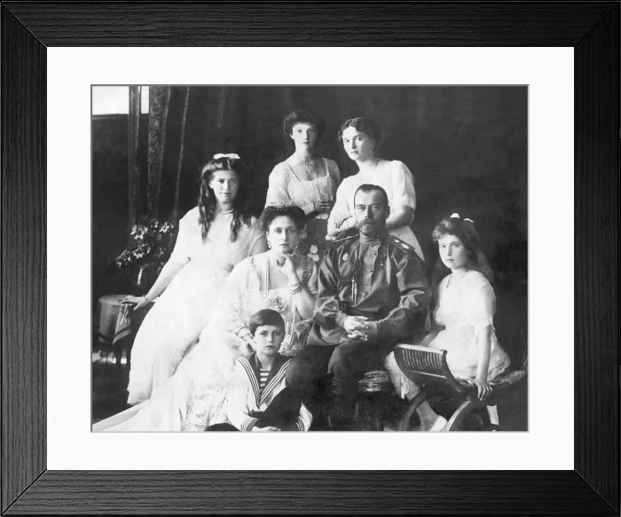 Framed Print : Tsar Nicholas II with his family Framed Print : Tsar Nicholas II with his family