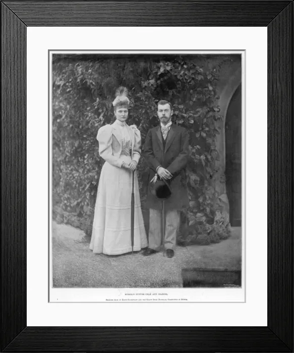 Framed Print : Princess Alix of Hesse-Darmstadt and the Grand Duke Nicholas Framed Print : Princess Alix of Hesse-Darmstadt and the Grand Duke Nicholas