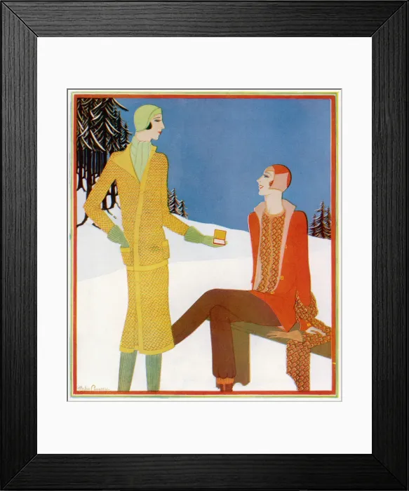 Framed Print : Tatler winter fashions, by Gordon Conway