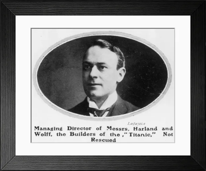 Framed Print : Thomas Andrews Framed Print : Thomas Andrews