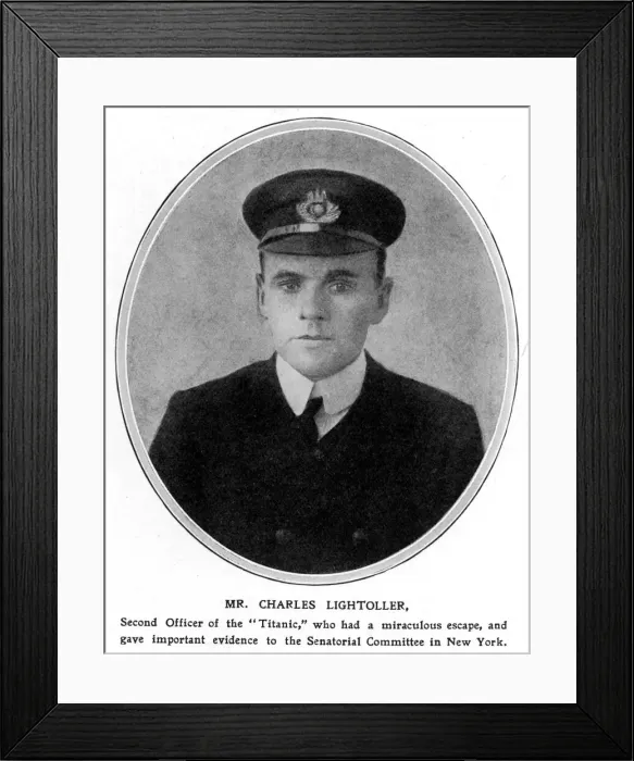 Framed Print : Charles Lightoller Framed Print : Charles Lightoller