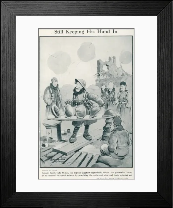 Framed Print : Still Keeping His Hand In
